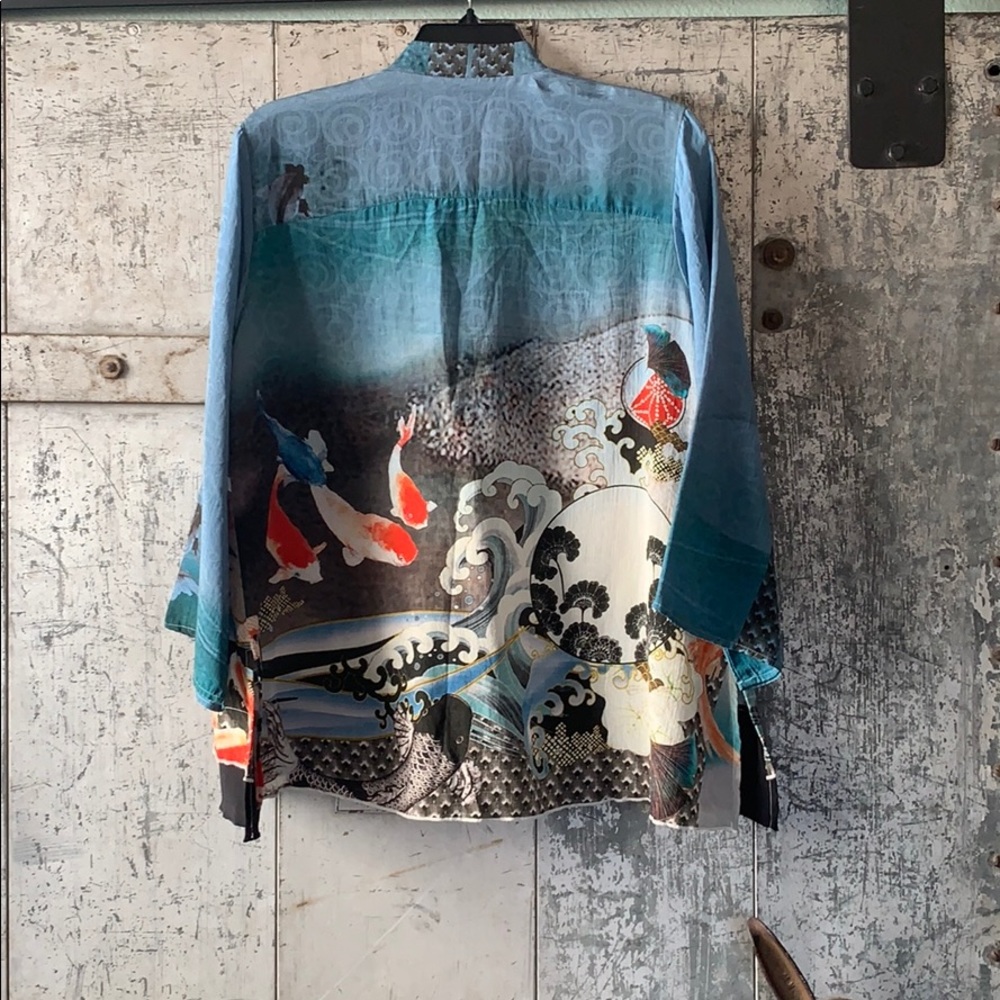 Citron Medium Cotton/silk top